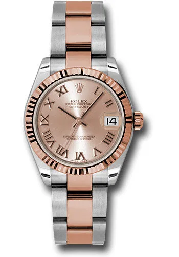 Rolex Steel and 18k RG Datejust - 31mm - Mid-Size #178271 pro