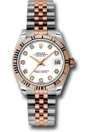 Rolex Steel and 18k RG Datejust - 31mm - Mid-Size #178271 wdj
