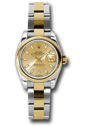 Rolex Steel and 18k YG Datejust -26mm #179163 chso
