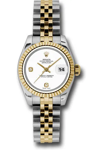 Rolex Steel and 18k YG Datejust -26mm #179173 wadj