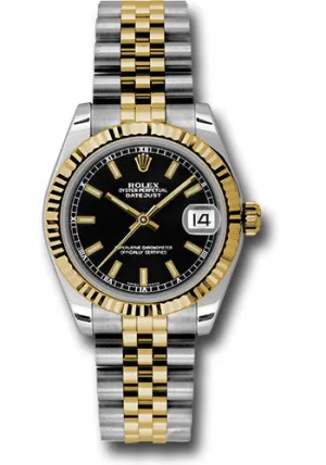 Rolex Steel and 18k YG Datejust - 31mm - Mid-Size #178273 bkij