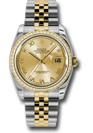 Rolex Steel and 18k YG Datejust- 36mm #116243