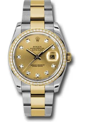 Rolex Steel and 18k YG Datejust- 36mm #116243