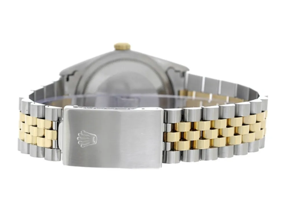 Rolex Steel and Gold Datejust #16233 Black Dial