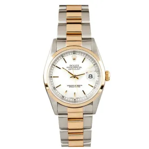 Rolex Steel and Gold Datejust #