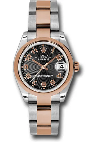 Rolex Steel and RG Datejust - 31mm - Mid-Size #178241 bkcao