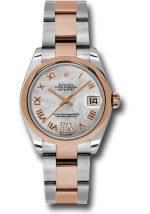 Rolex Steel and RG Datejust - 31mm - Mid-Size #178241 mdro