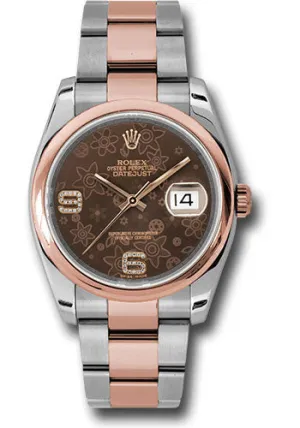 Rolex Steel and Rose Gold Datejust-36mm #116201