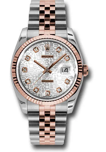 Rolex Steel and Rose Gold Datejust-36mm #116231