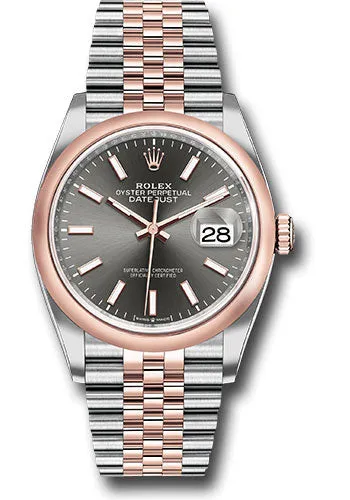 Rolex Steel and Rose Gold Datejust-36mm #126201