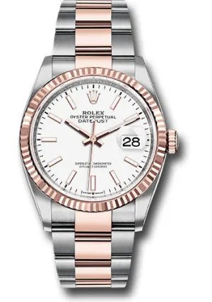 Rolex Steel and Rose Gold Datejust-36mm #126231