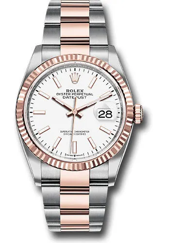 Rolex Steel and Rose Gold Datejust-36mm #126231