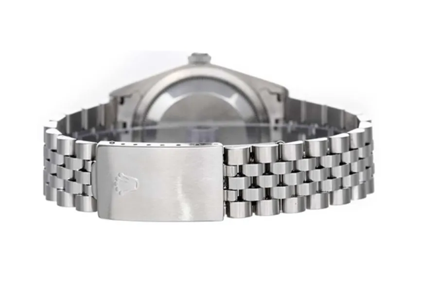 Rolex Steel and White Gold Datejust #16234 Silver Dial