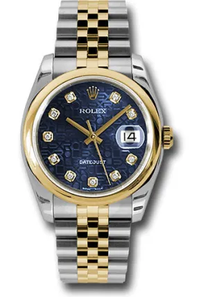 Rolex Steel and Yellow Gold Datejust-36mm #116203