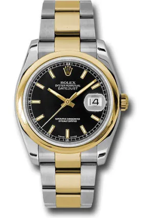Rolex Steel and Yellow Gold Datejust-36mm #116203