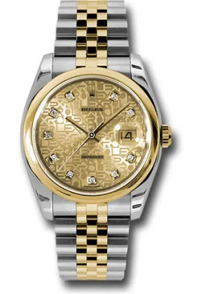 Rolex Steel and Yellow Gold Datejust-36mm #116203