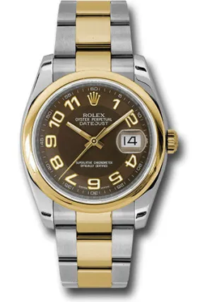 Rolex Steel and Yellow Gold Datejust-36mm #116203