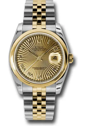Rolex Steel and Yellow Gold Datejust-36mm #116203