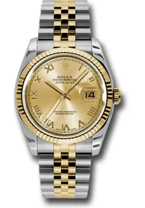 Rolex Steel and Yellow Gold Datejust-36mm #116233