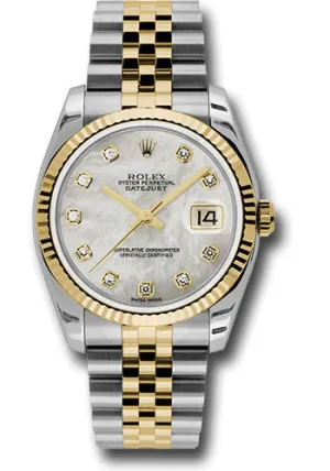 Rolex Steel and Yellow Gold Datejust-36mm #116233