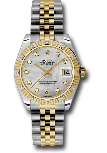 Rolex Steel, YG, & Diamond Datejust - 31mm - Mid-Size #178313 mdj
