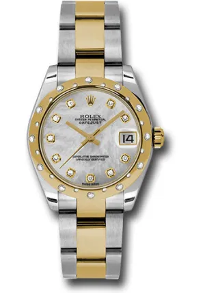 Rolex Steel, YG, & Diamond Datejust - 31mm - Mid-Size #178343 mdo