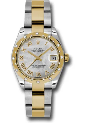 Rolex Steel, YG, & Diamond Datejust - 31mm - Mid-Size #178343 mro