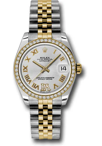 Rolex Steel, YG, & Diamond Datejust - 31mm - Mid-Size #178383 sdrj