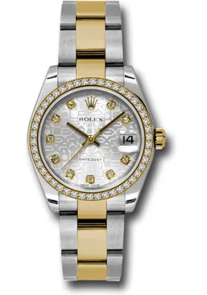 Rolex Steel, YG, & Diamond Datejust - 31mm - Mid-Size #178383 sjdo