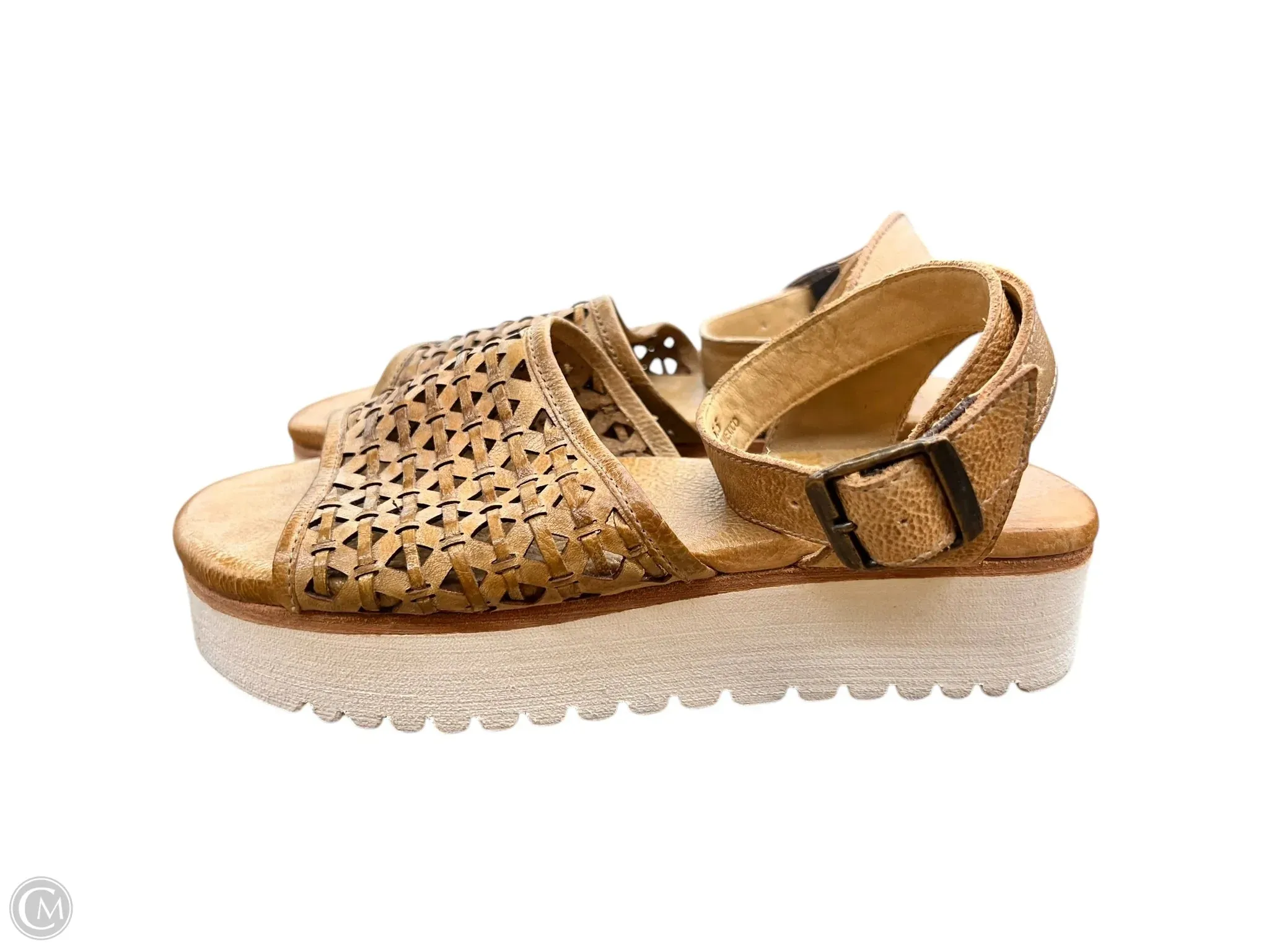 Sandals Heels Platform By Bed Stu  Size: 6.5