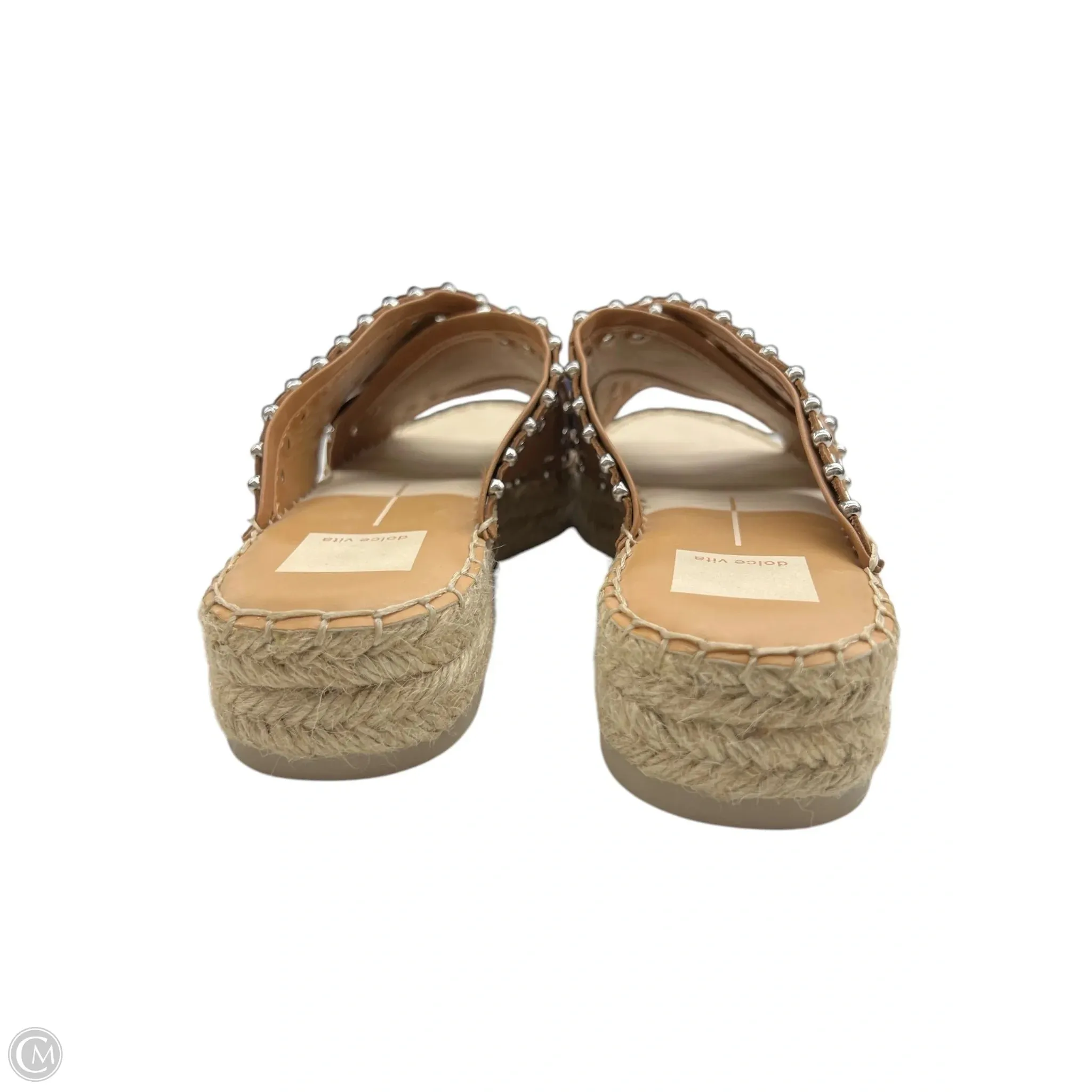 Sandals Heels Platform By Dolce Vita In Brown, Size: 8