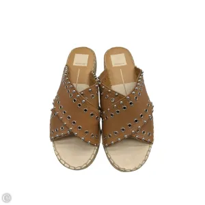Sandals Heels Platform By Dolce Vita In Brown, Size: 8