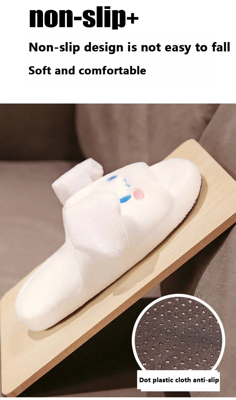 Sanrio Kuromi Indoor Slippers | House Slippers with Moving Ears
