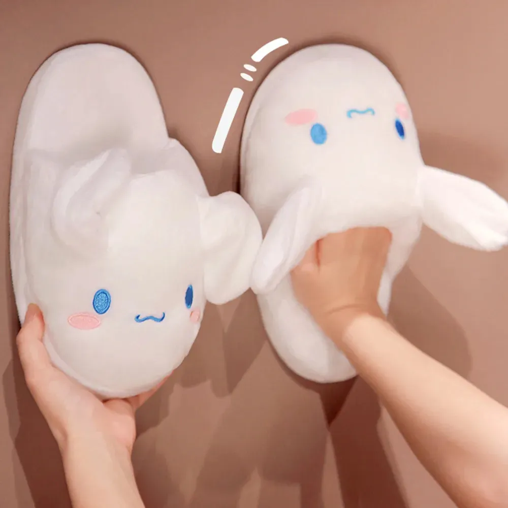 Sanrio Kuromi Indoor Slippers | House Slippers with Moving Ears