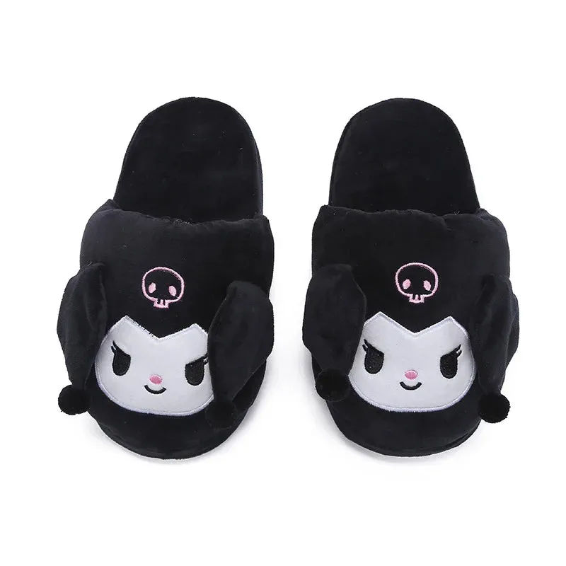 Sanrio Kuromi Indoor Slippers | House Slippers with Moving Ears