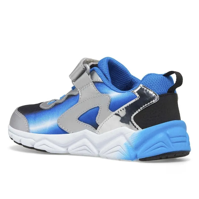 Saucony - Big Kid's Flash A/C 3.0 Sneaker - Black/Blue/Chrome
