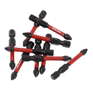 Sealey Premier Phillips #2 Impact Power Tool Bits 50mm - 10pc