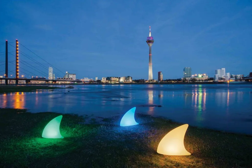 Shark Fin Light: Indoor & Outdoor
