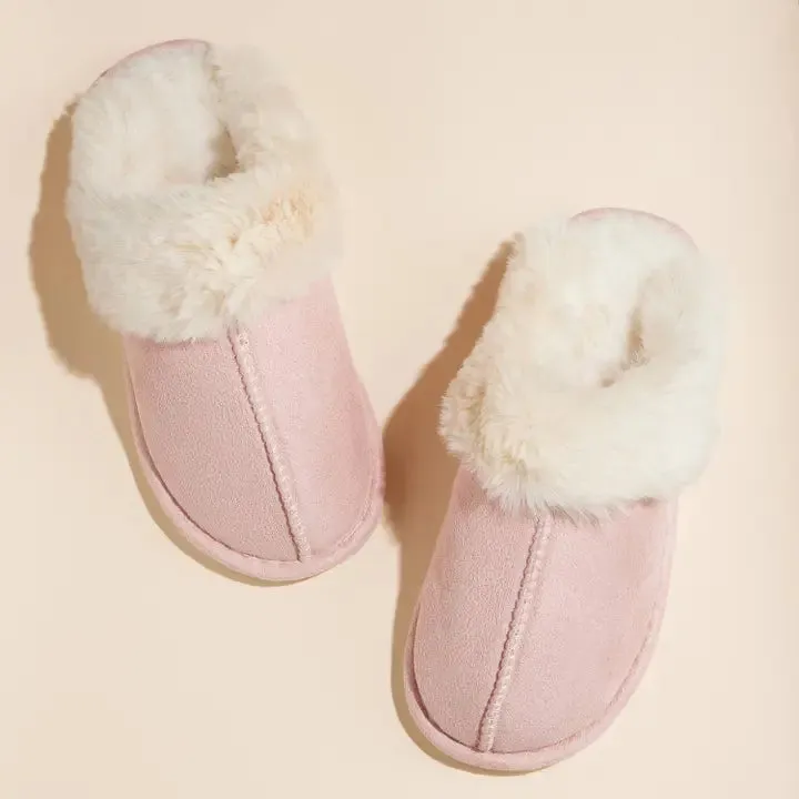 Sherpa Fur Indoor and Outdoor Slippers