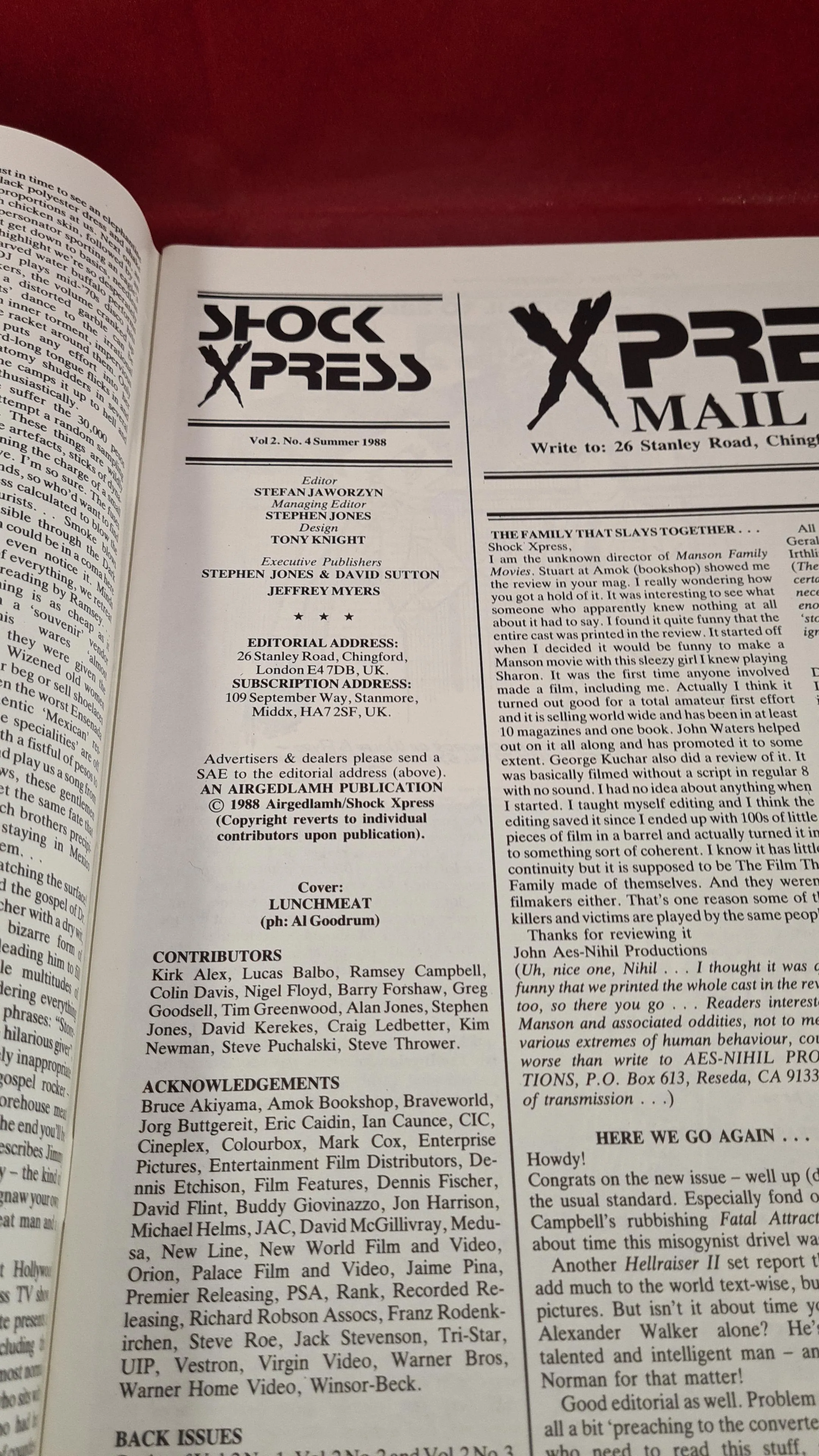 Shock XPress Volume 2 Issue 4 Summer 1988