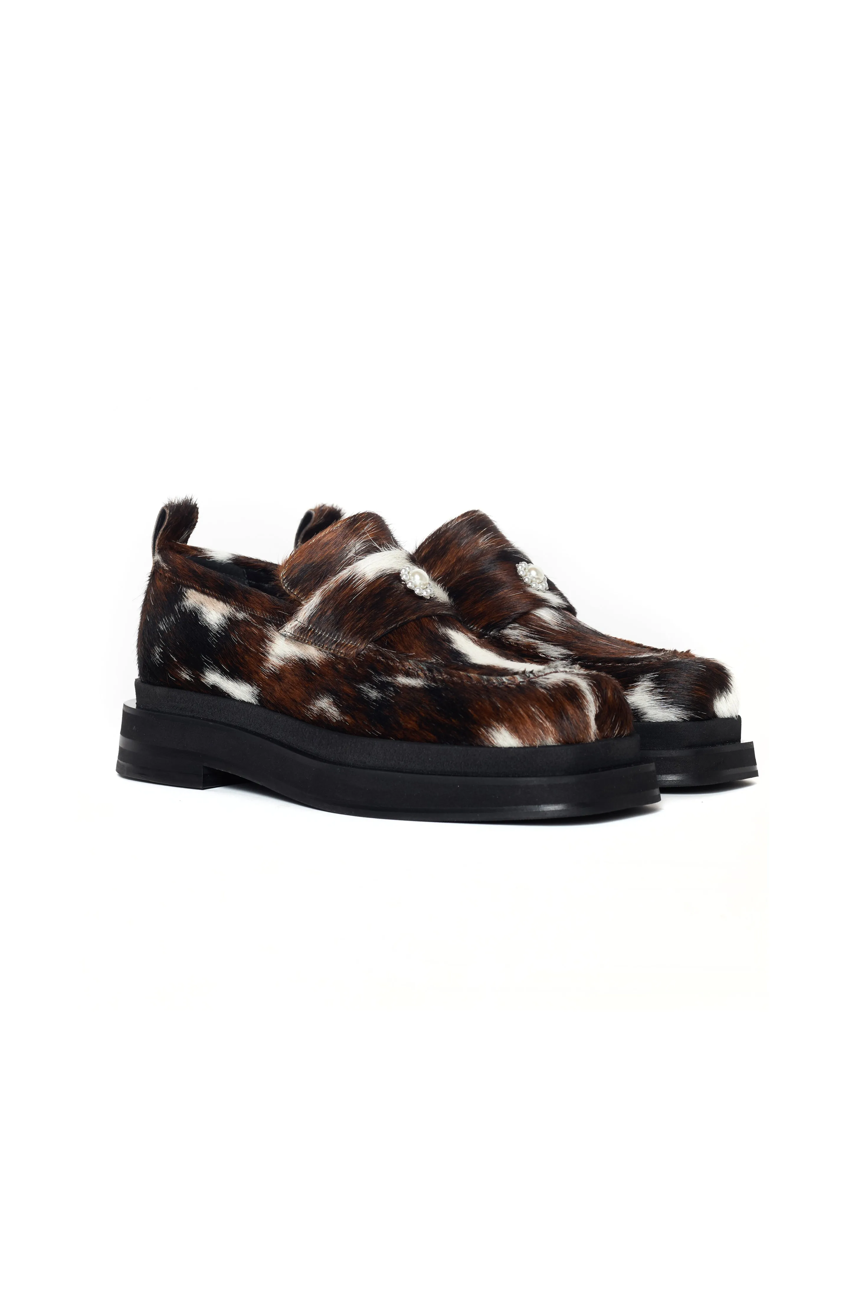 Simone Rocha Heart Toe Platform Loafers