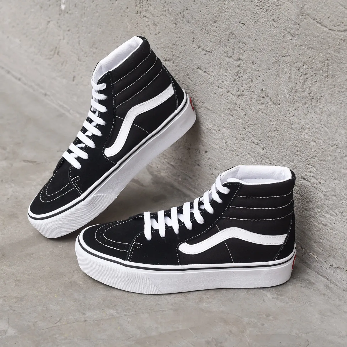 Sk8-Hi Platform 2 - Black/True White