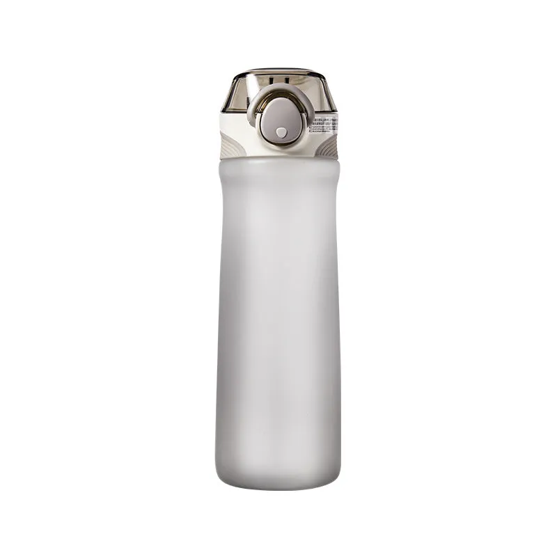 Sports outdoor elastic cover plastic cup with straw