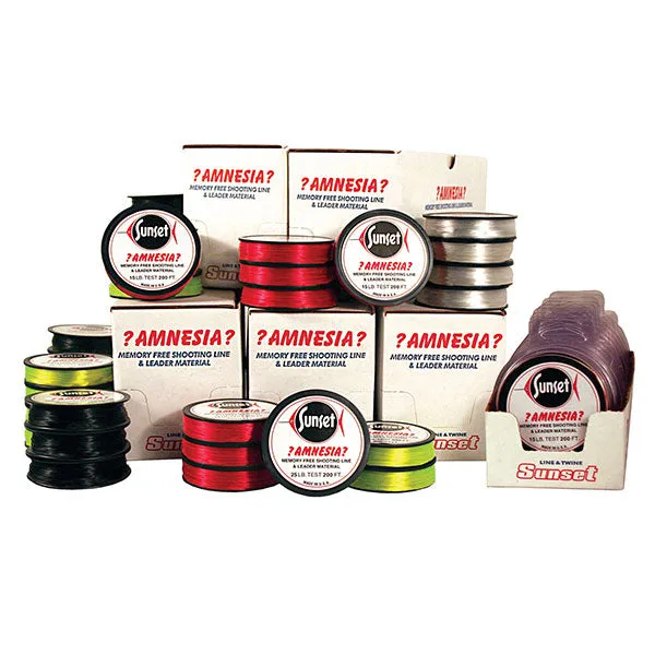 Sunset Amnesia Memory Free Monofilament Trace | 40lb / 18.2kg 100m