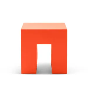 The Vignelli Cube in Orange