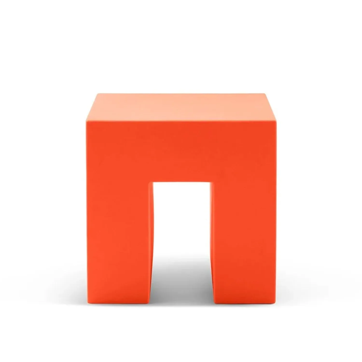 The Vignelli Cube in Orange