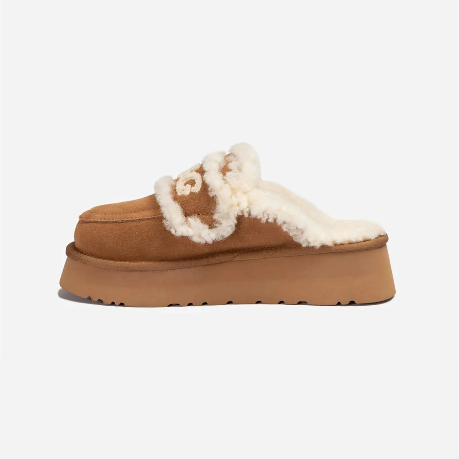 Ugg Slipper Ladies Platform Violet Chestnut 38