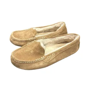 UGG TAN SLIPPERS - 14 SZ 7