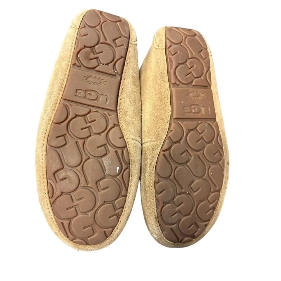 UGG TAN SLIPPERS - 14 SZ 7
