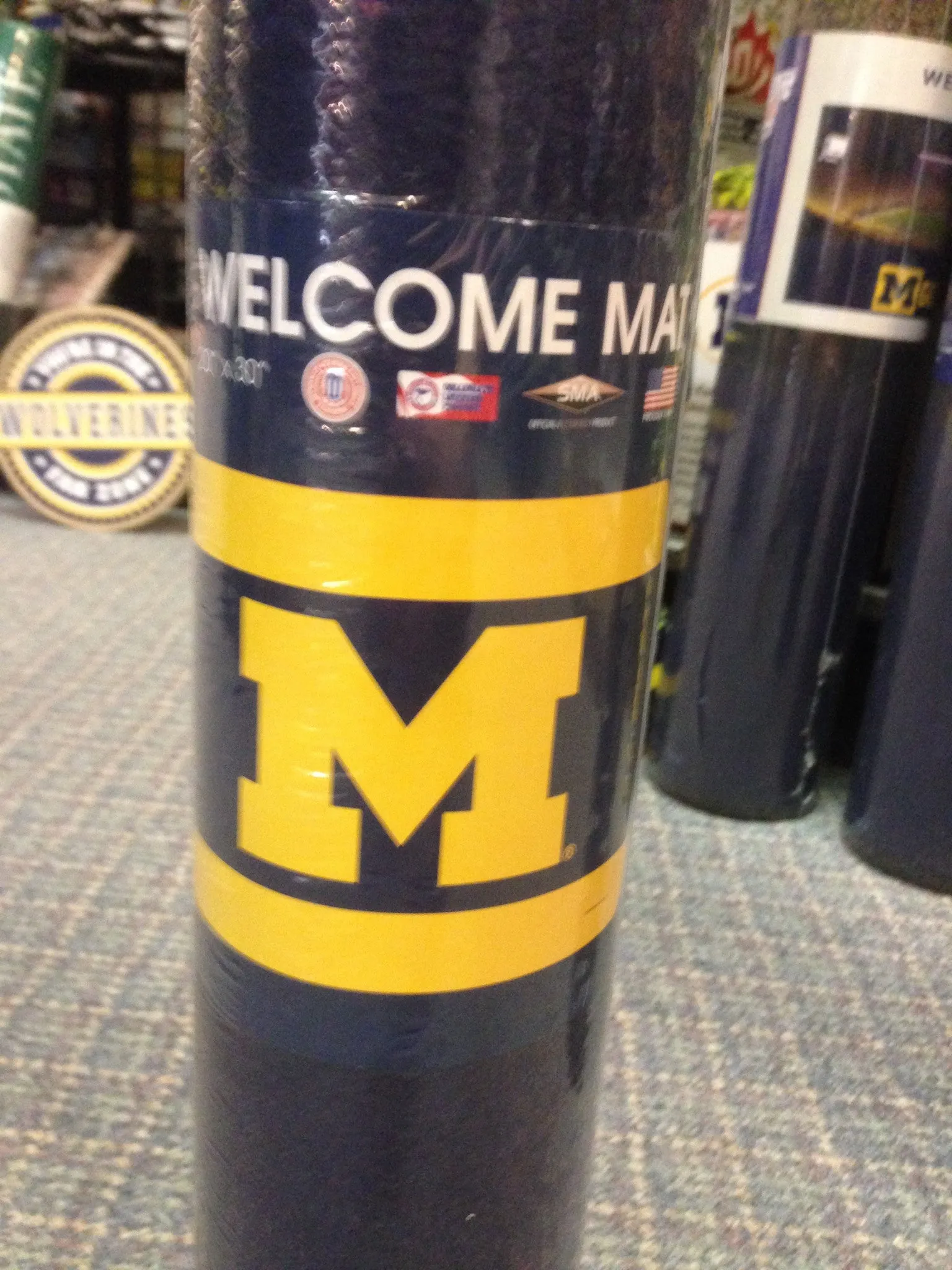 University of Michigan Small Welcome Mat 20" x 30"